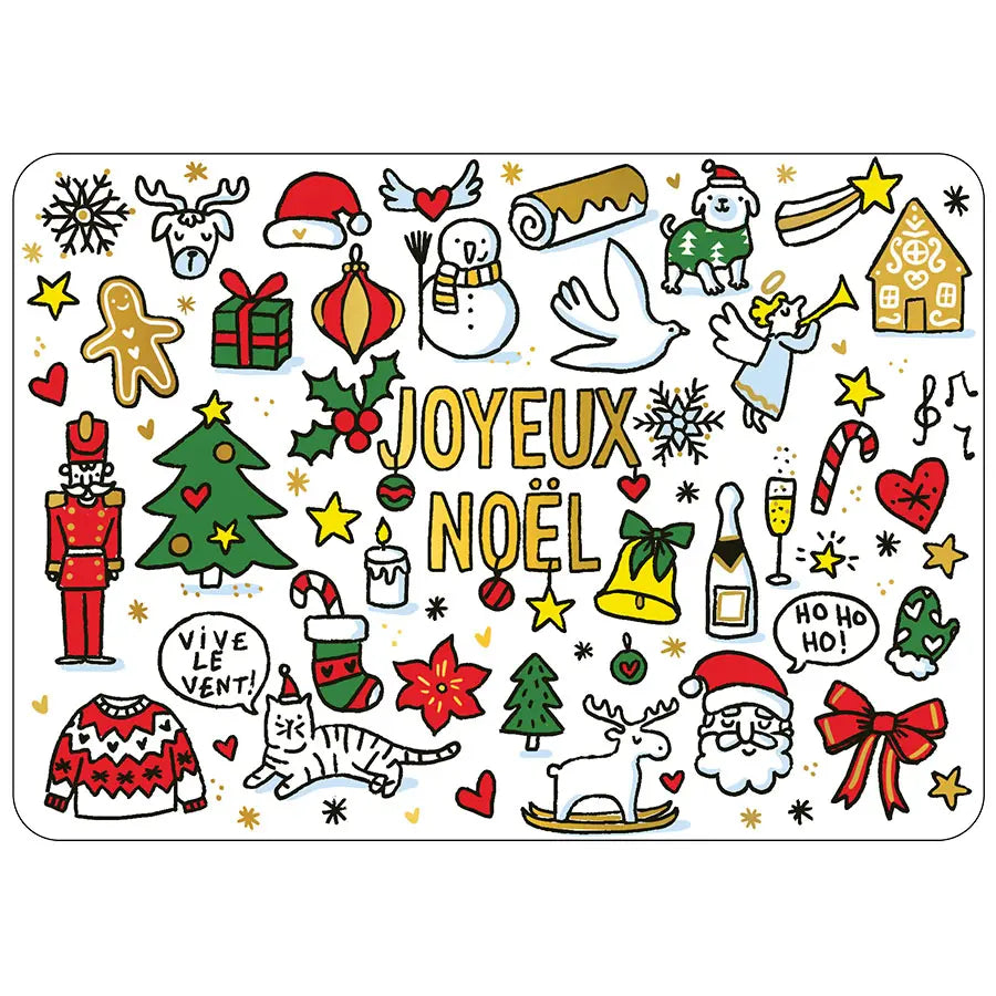 CARTE POSTALE JOYEUX NOEL - CARTES D'ART