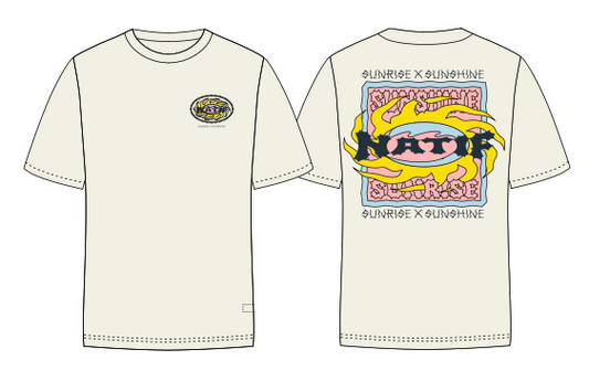 T-SHIRT UNISEXE SUNRISE X SUNSHINE - NATIF