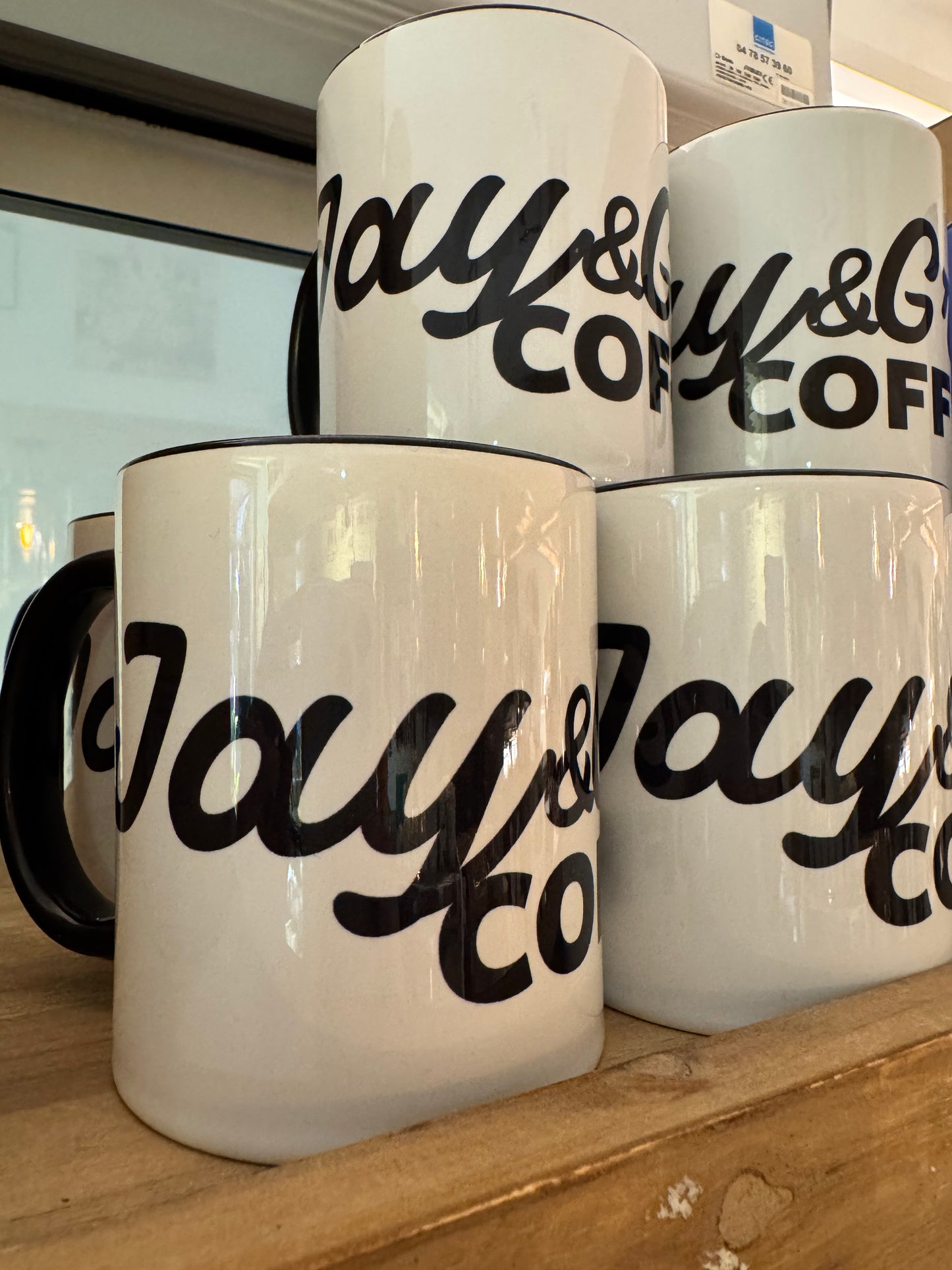 MUG JAY AND GREG COFFEE