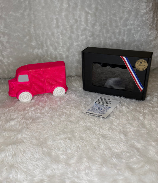 CAMION EN PLÂTRE - HY ROUGE & PAILLETTES