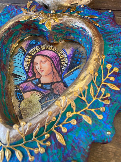 EX VOTO MARIE MADELEINE BLEU -  VICTORIA