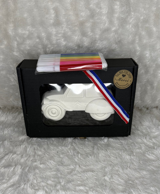 CAMION EN PLÂTRE - 2CV A COLORIER