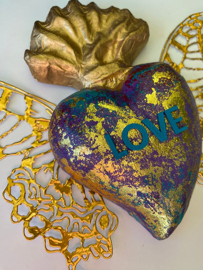 EX-VOTO AILES DE PAPILLON - LOVE -  VICTORIA