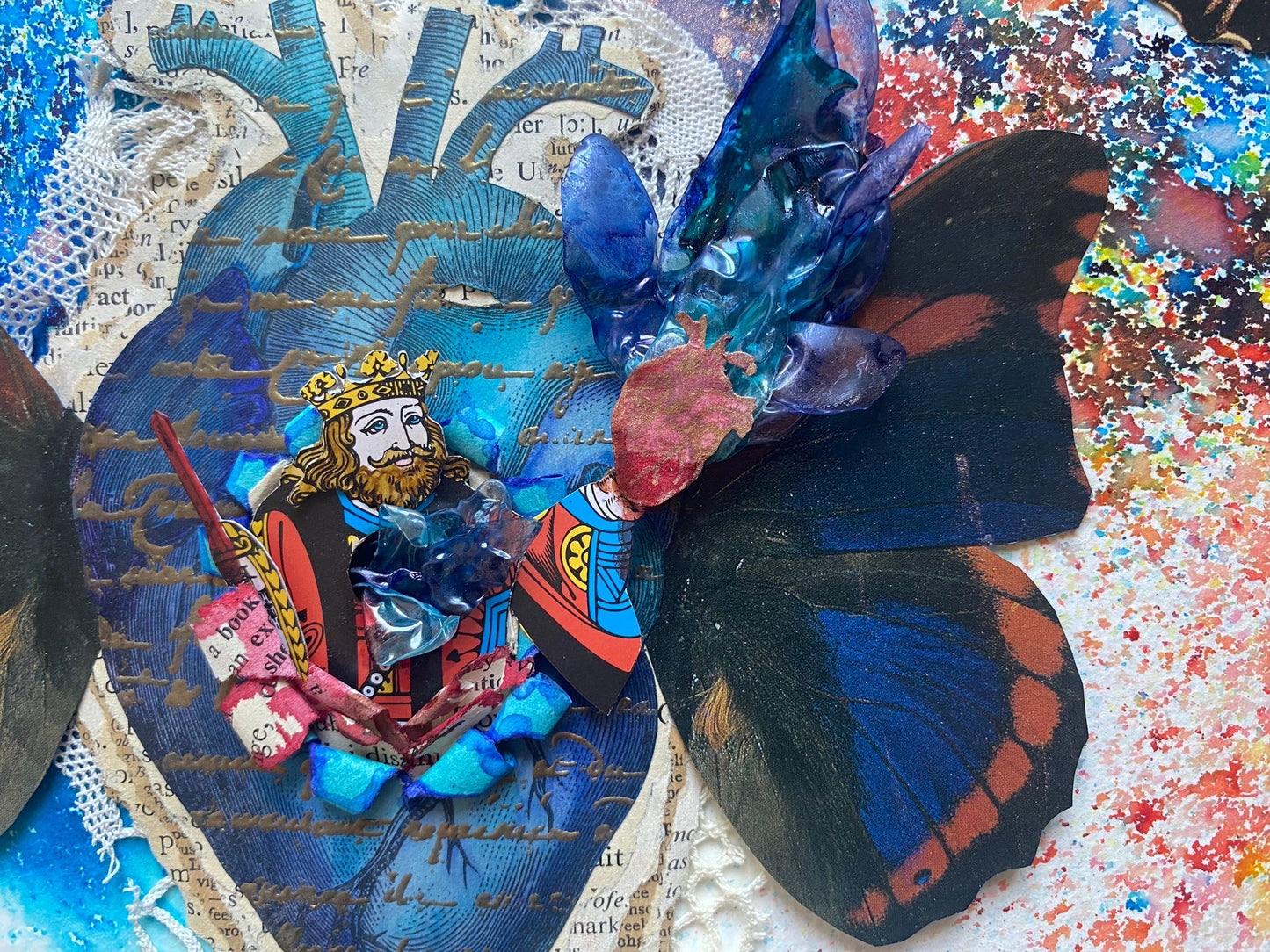 OEUVRE PHOTO 52x42cm - TWIN FLAMES  - VICTORIA
