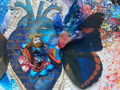 OEUVRE PHOTO 52x42cm - TWIN FLAMES  - VICTORIA