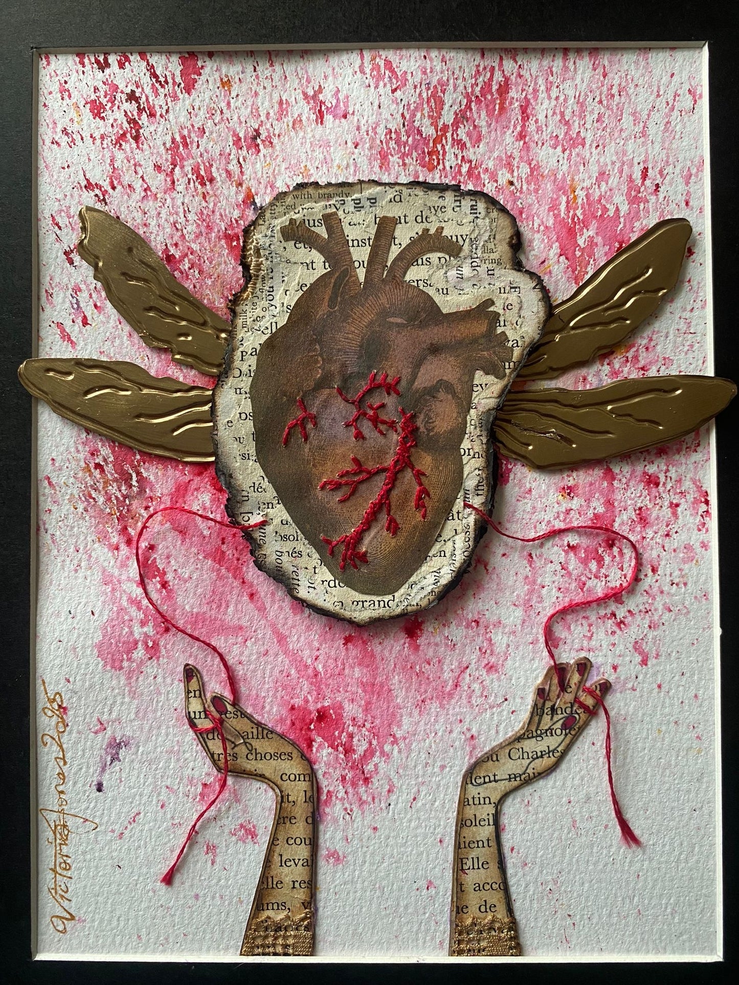 OEUVRE COEUR ET MAIN 3 - VICTORIA