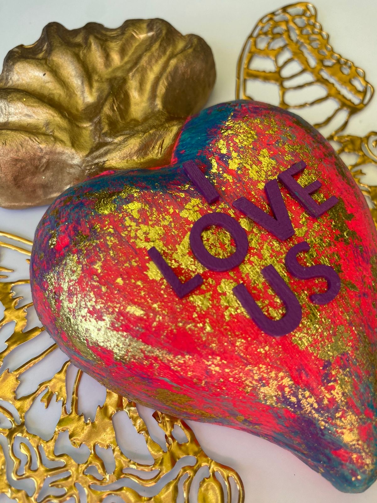 EX-VOTO AILES DE PAPILLON - I LOVE US -  VICTORIA