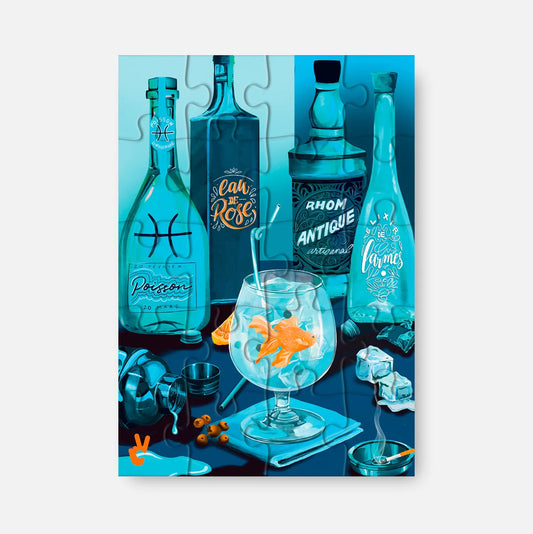 PUZZLE 20 PIECES - POISSONS - PIECE&LOVE