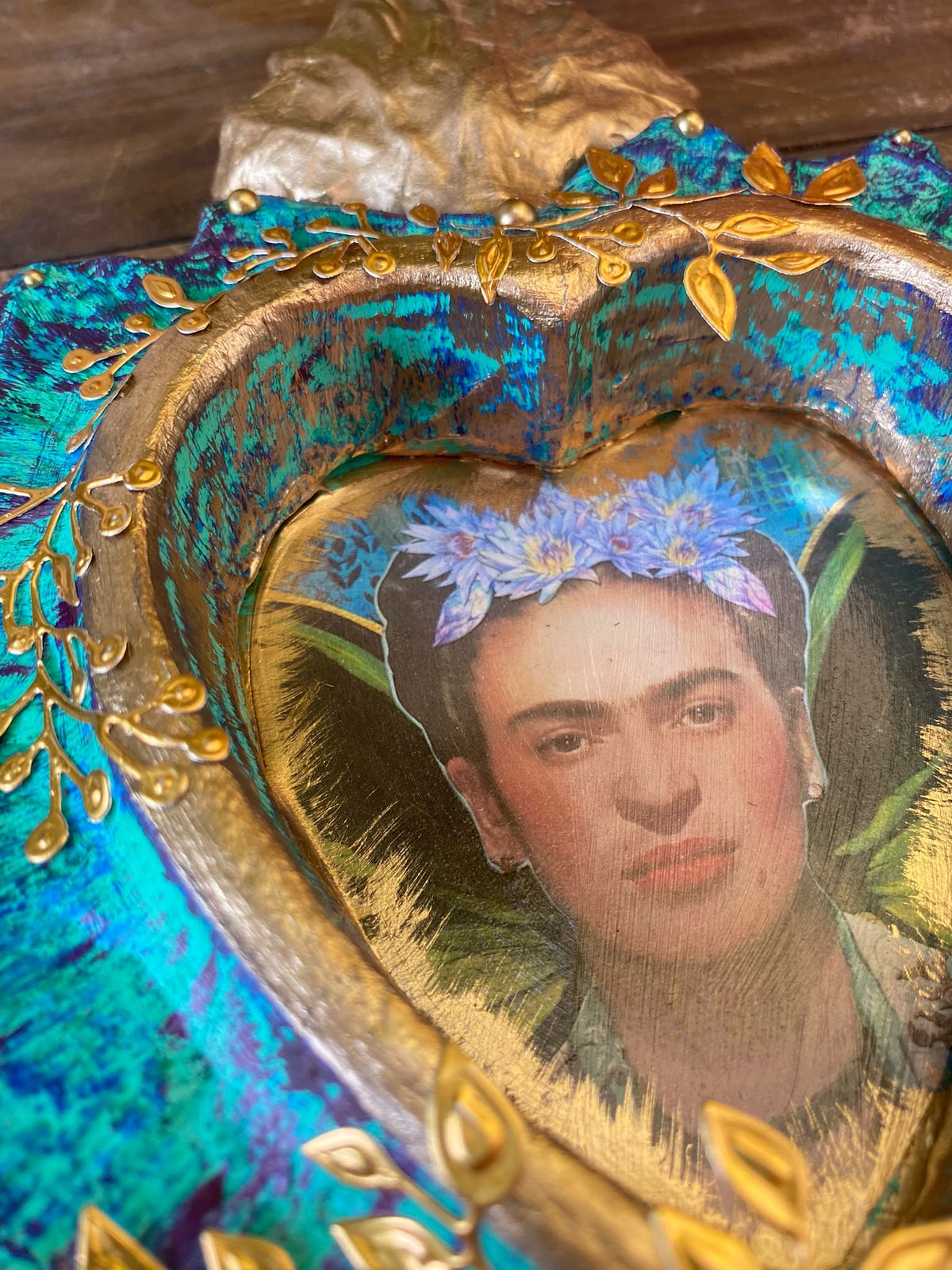 EX VOTO FRIDA CALO TURQUOISE  -  VICTORIA