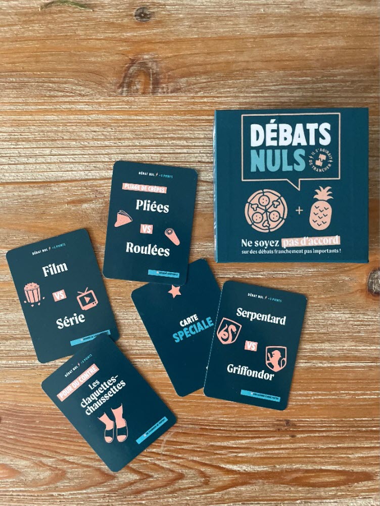 JEUX DE SOCIETE - DEBATS NULS - LA BONNE VAGUE