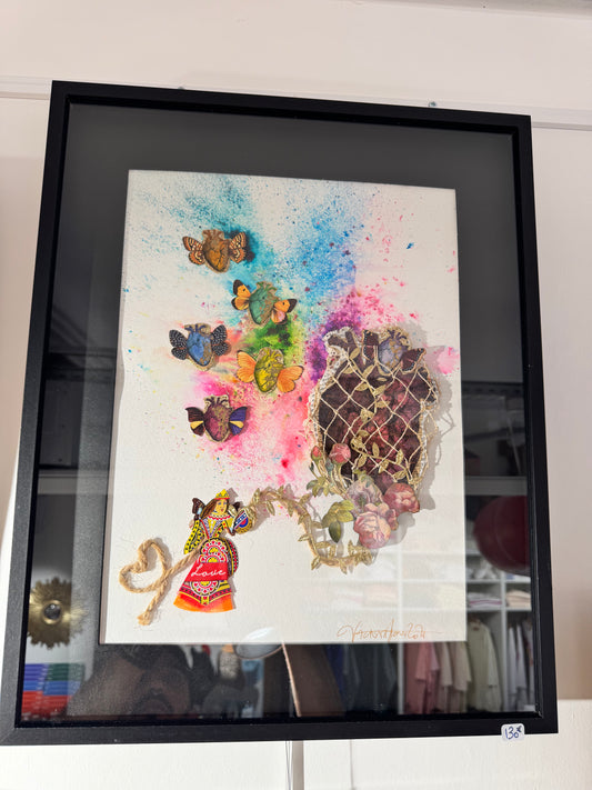 OEUVRE PHOTO 52x42cm - REINE DES COEURS BRULÉS  - VICTORIA