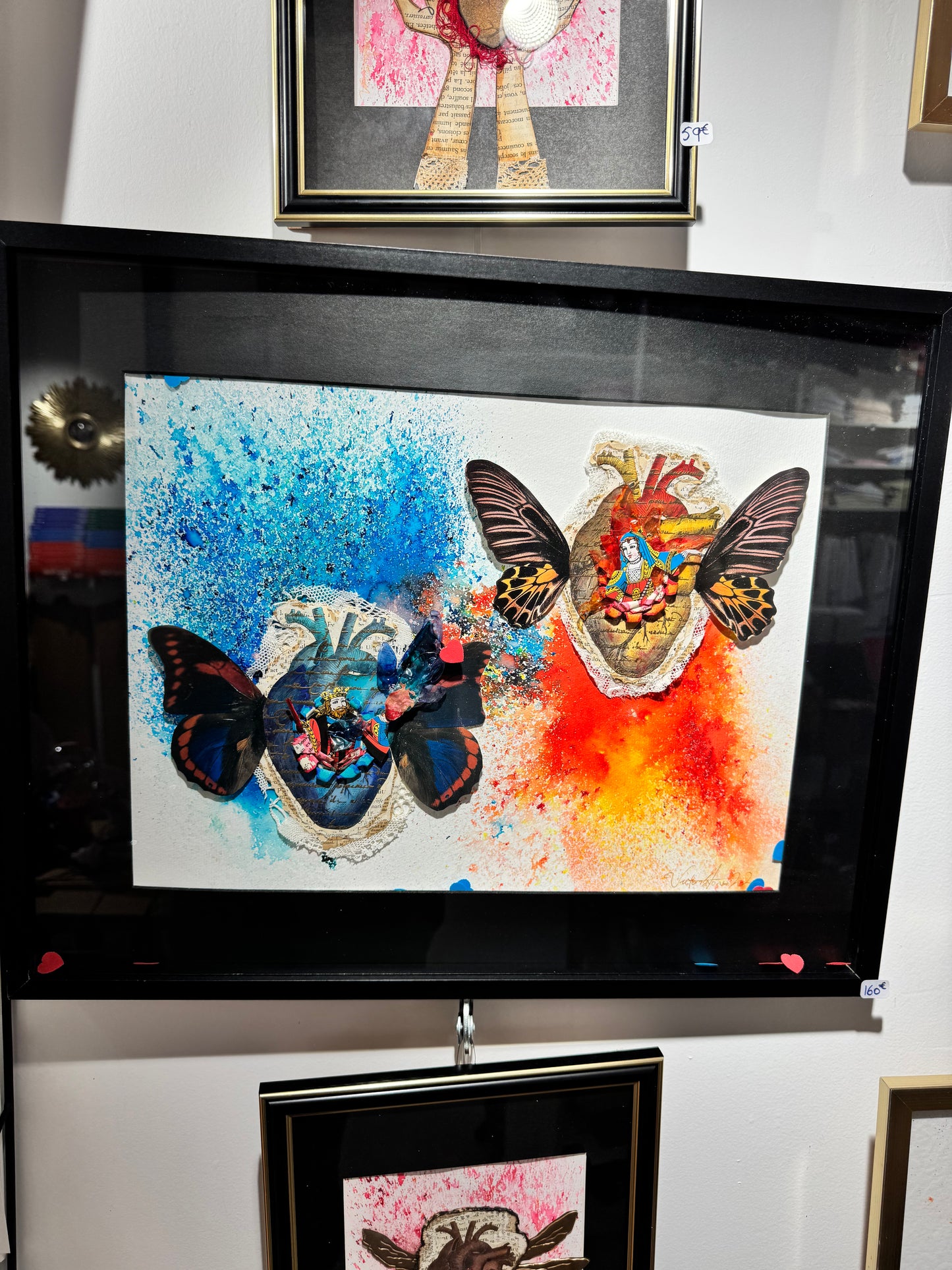 OEUVRE PHOTO 52x42cm - TWIN FLAMES  - VICTORIA
