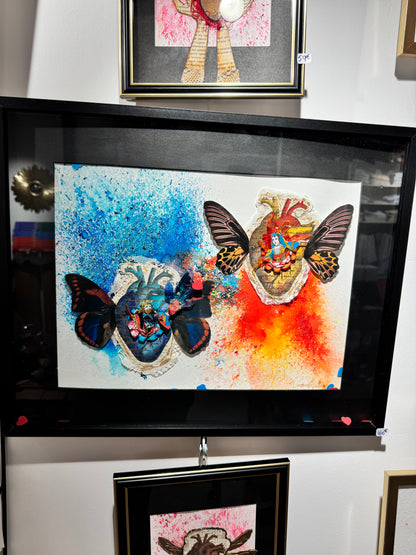 OEUVRE PHOTO 52x42cm - TWIN FLAMES  - VICTORIA