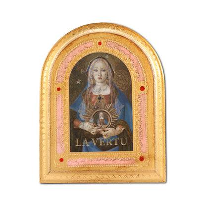 TABLETTE RELIGIEUSE 12X15cm LA VERTU - VOGLIOBENE