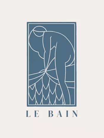 LE BAIN 18x25cm - DAVID&DAVID