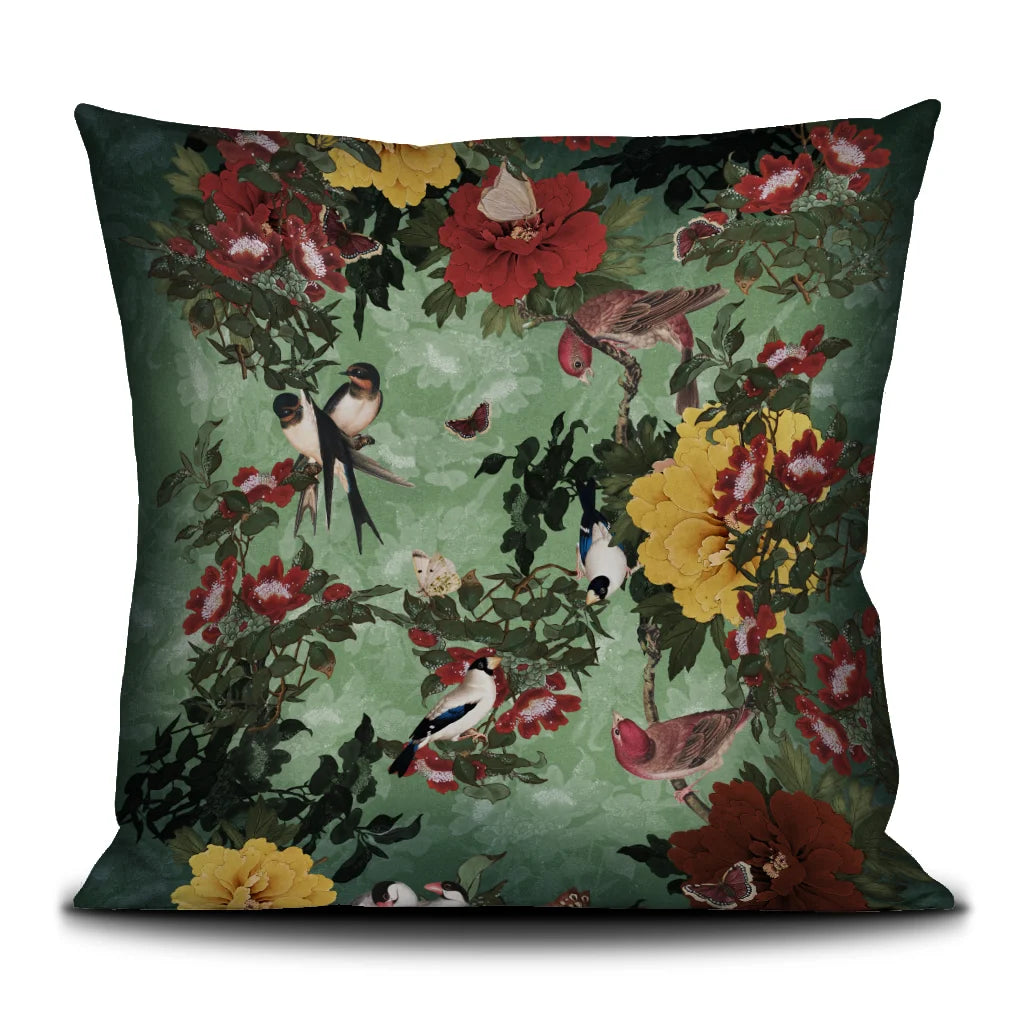 COUSSIN 50x50cm LES OISEAUX - VOGLIOBENE