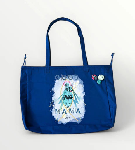 GRAND CABAS BLEU - GOOD MAMA - J’AI VU LA VIERGE