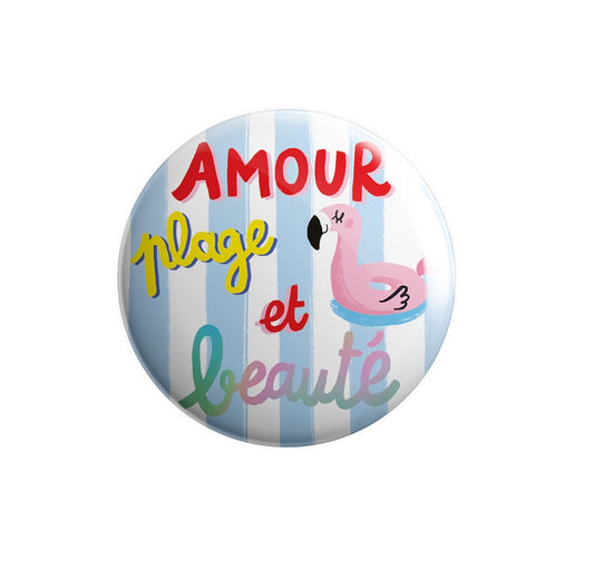 MAGNET DECAPSULEUR - AMOUR PLAGE ET BEAUTÉ - CARTES D'ART