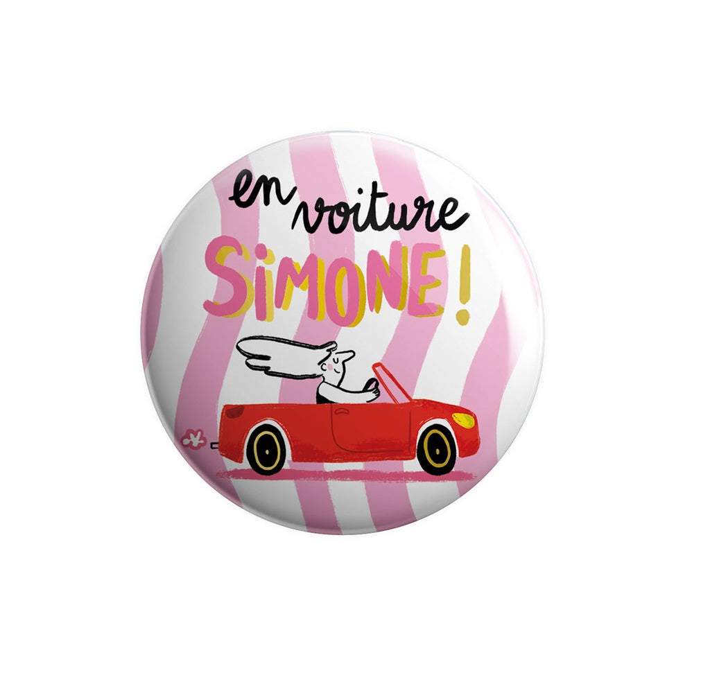 MAGNET DECAPSULEUR - EN VOITURE SIMONE - CARTES D'ART