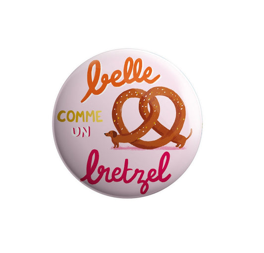 MAGNET DECAPSULEUR - BELLE COMME UN BRETZEL - CARTESD'ART