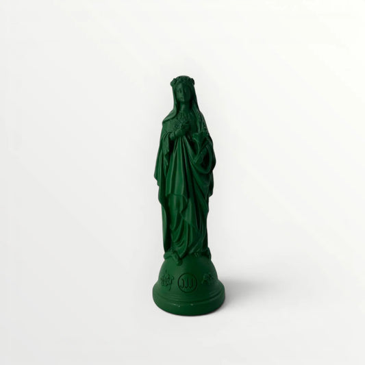 STATUETTE MARIE AUX FLEURS 20CM JUNGLE - J'AI VU LA VIERGE