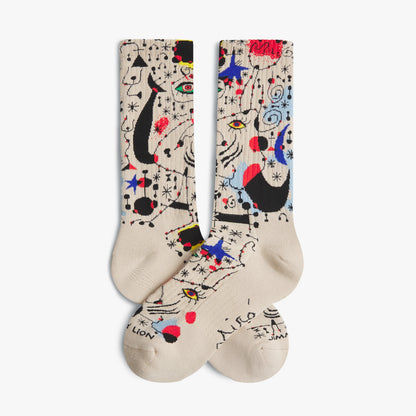 CHAUSSETTES ATHLETIC - MIRÓ "CIPHERS AND CONSTELLATIONS"