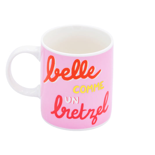 MUG LARGE - BELLE COMME UN BRETZEL - CARTES D'ART