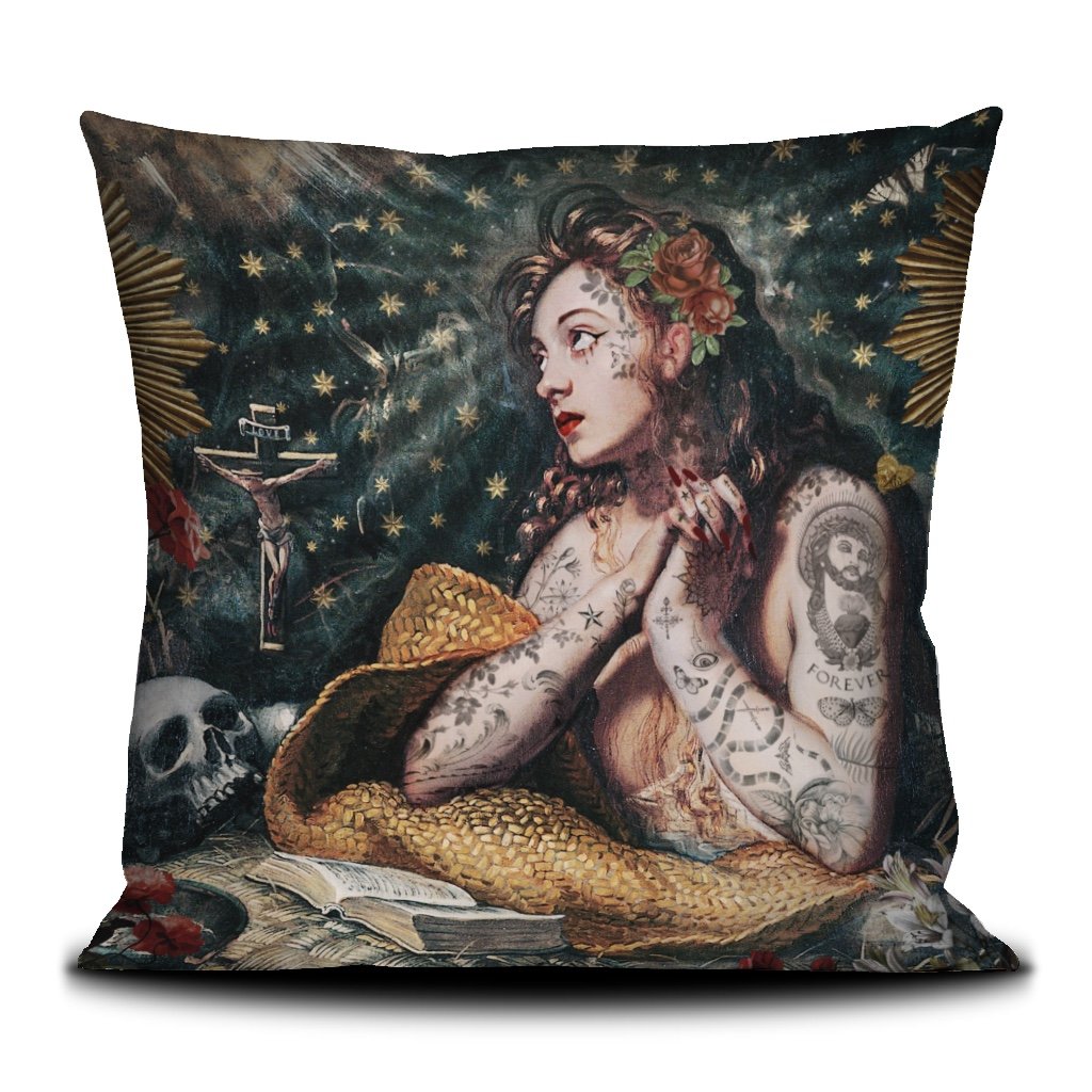 COUSSIN 50x50cm - MARIE MADELEINE - VOGLIOBENE