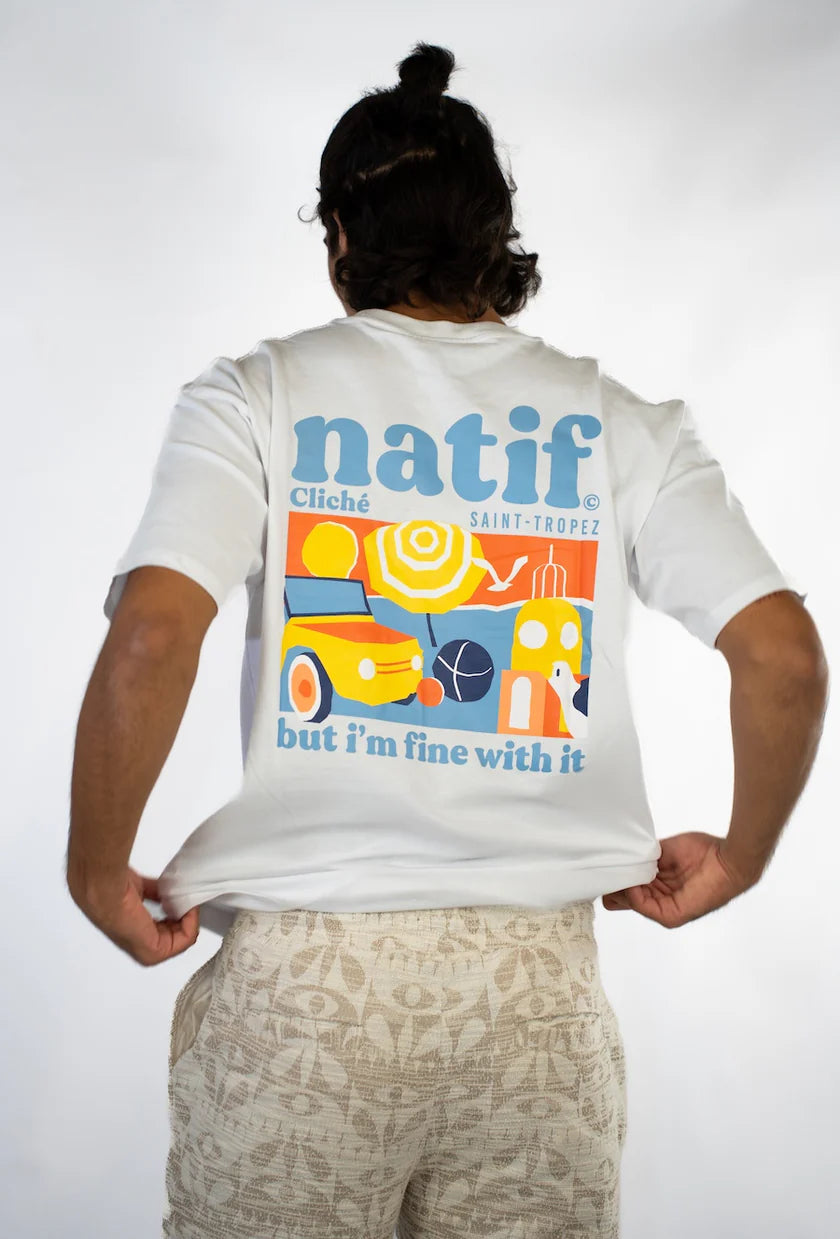 T-SHIRT UNISEXE  - CLICHE ST TROPEZ - NATIF