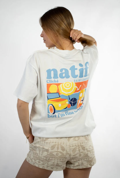 T-SHIRT UNISEXE  - CLICHE ST TROPEZ - NATIF