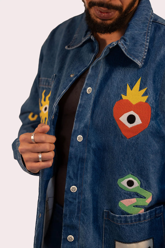 WORKER JACKET DENIM - EDITION LIMITEE - NATIF