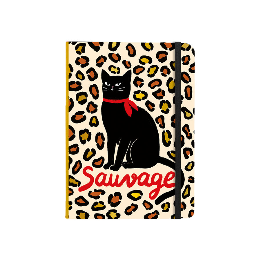 CALEPIN ÉLASTIQUE A6 SAUVAGE - CARTES D'ART