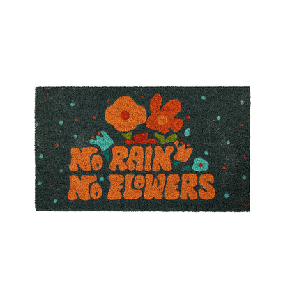 PAILLASSON "NO RAIN NO FLOWERS "  - FISURA