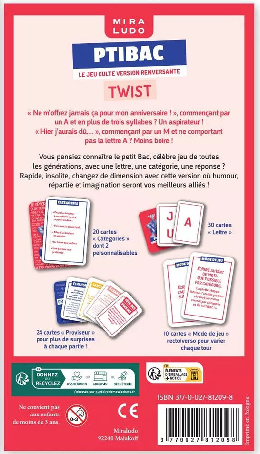 PETIT BAC TWIST - MIRALUDO