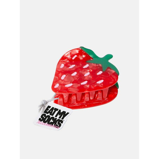PINCE À CHEVEUX FRAISE  - EAT MY SOCKS