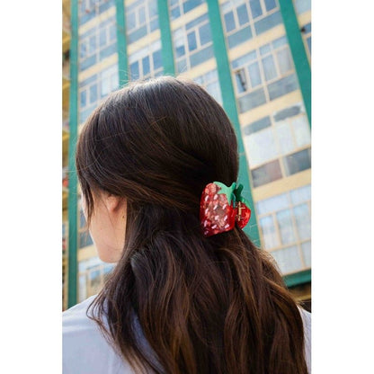 PINCE À CHEVEUX FRAISE  - EAT MY SOCKS