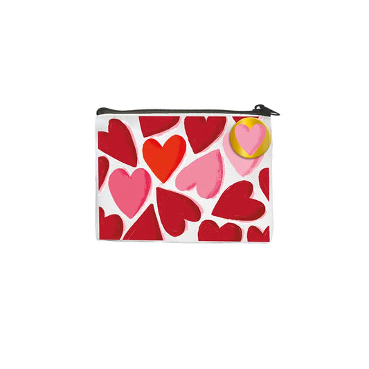 MINI POCHETTE COEURS - CARTES D'ART