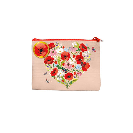 MINI POCHETTE COTON - COQUELICOEURS - CARTES D'ART