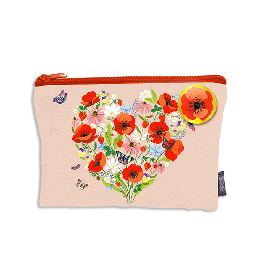 POCHETTE COTON - COQUELICOEURS  - CARTES D'ART