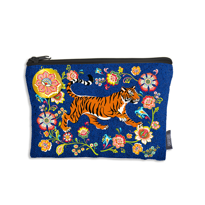 POCHETTE COTON - TIGRE ROYAL- CARTES D'ART
