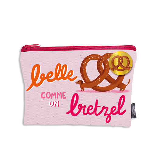 POCHETTE COTON - BELLE COMME UN BRETZEL  - CARTES D'ART