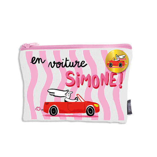 POCHETTE COTON - EN VOITURE SIMONE - CARTES D'ART