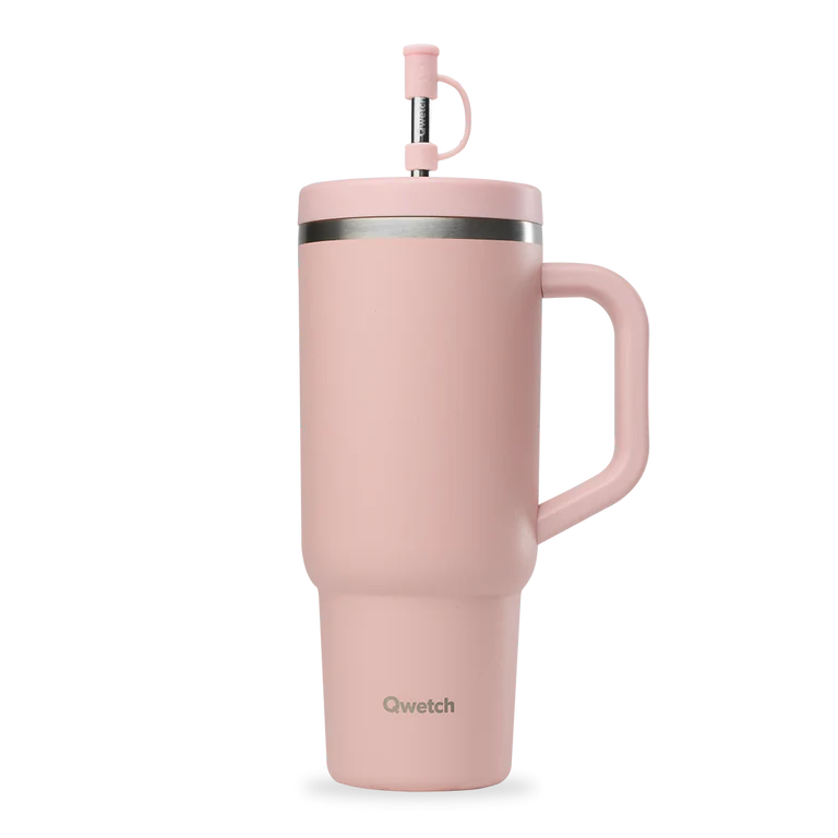 TRAVEL CUP INOX 900ML - PASTEL ROSE - QWETCH