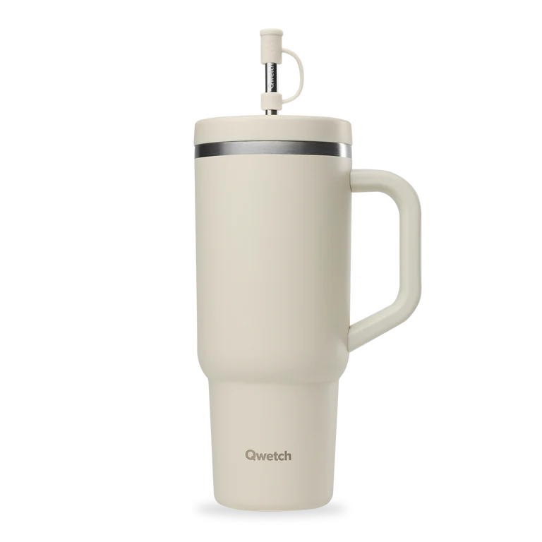 TRAVEL CUP INOX 900ML - SABLE - QWETCH