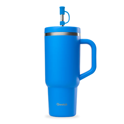 TRAVEL CUP 900ML INOX - AZUR - QWETCH