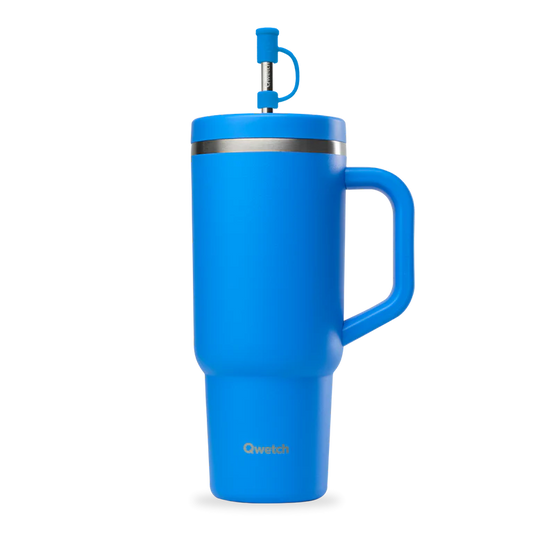 TRAVEL CUP 900ML INOX - AZUR - QWETCH