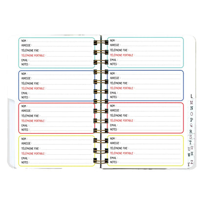 CARNET DE REPERTOIRE LOVE PEOPLE - CARTES D'ART