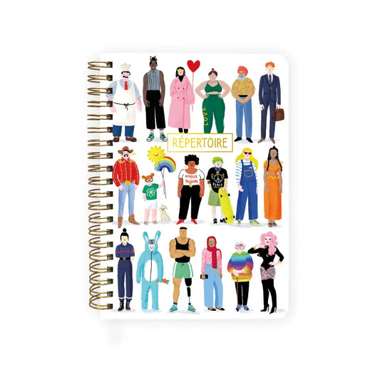 CARNET DE REPERTOIRE LOVE PEOPLE - CARTES D'ART