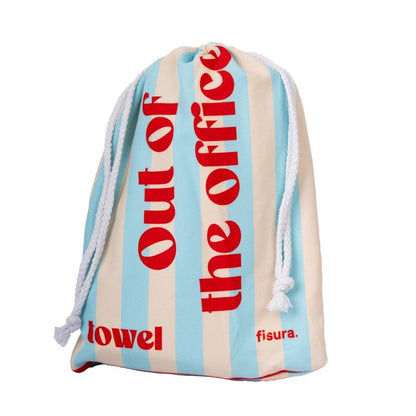 SERVIETTE DE PLAGE OUT OF OFFICE - FISURA