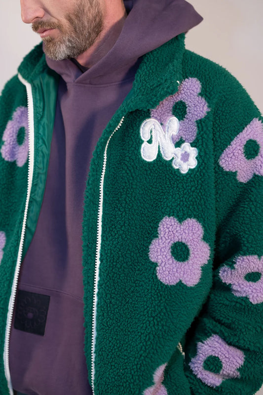 VESTE SHERPA N FLOWERS - NATIF